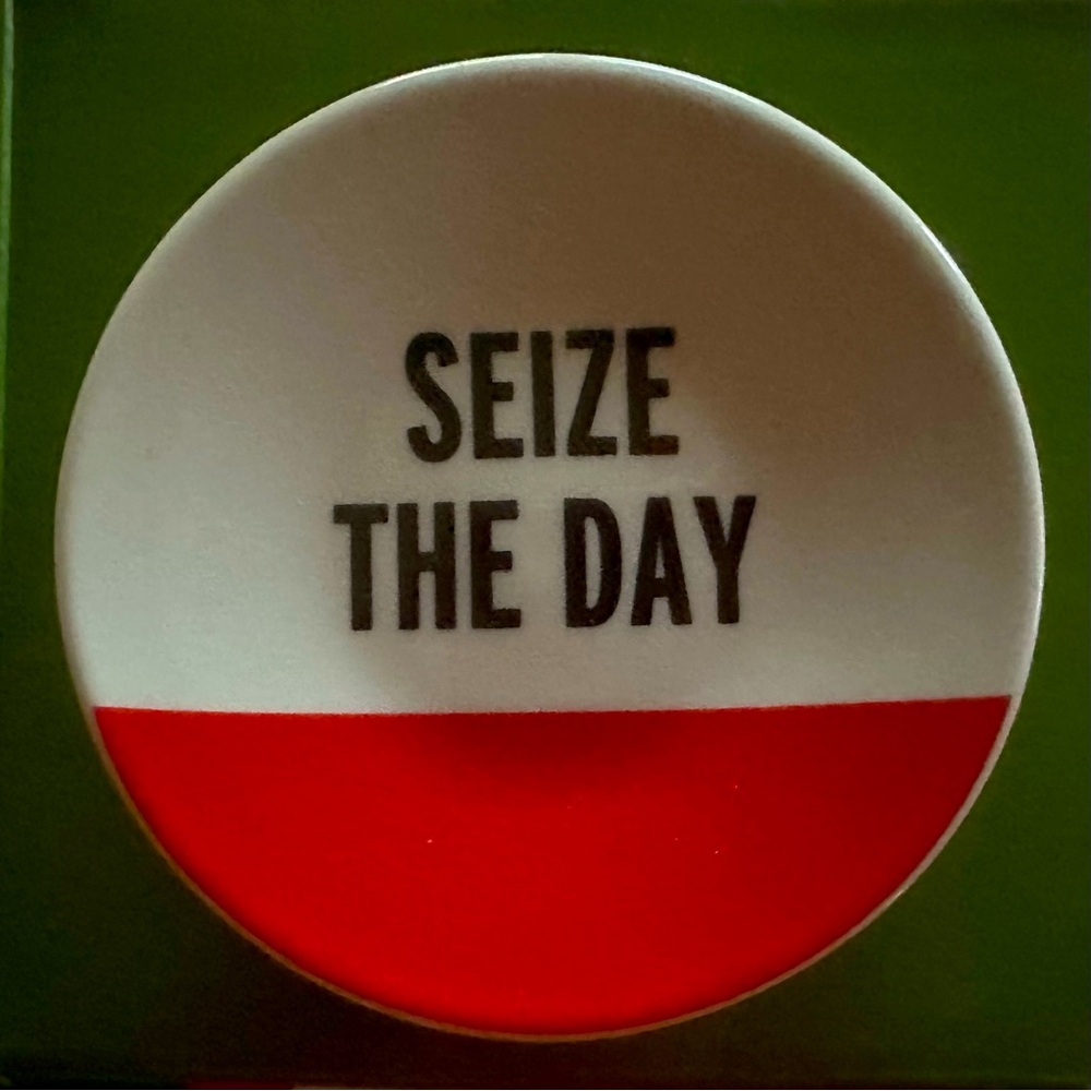 Seize the day ring dish